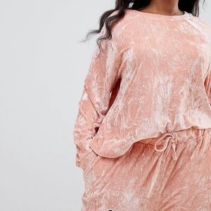 Velvet lounge pajama set